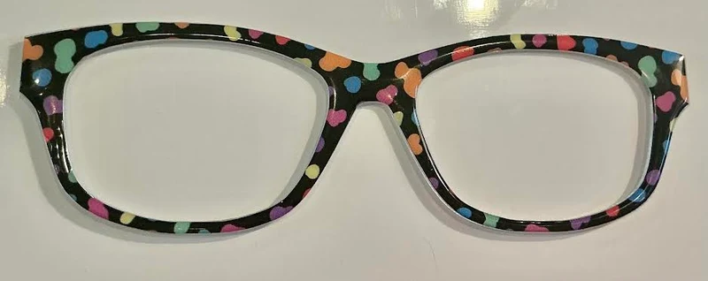 Addison Topper; rainbow splotches