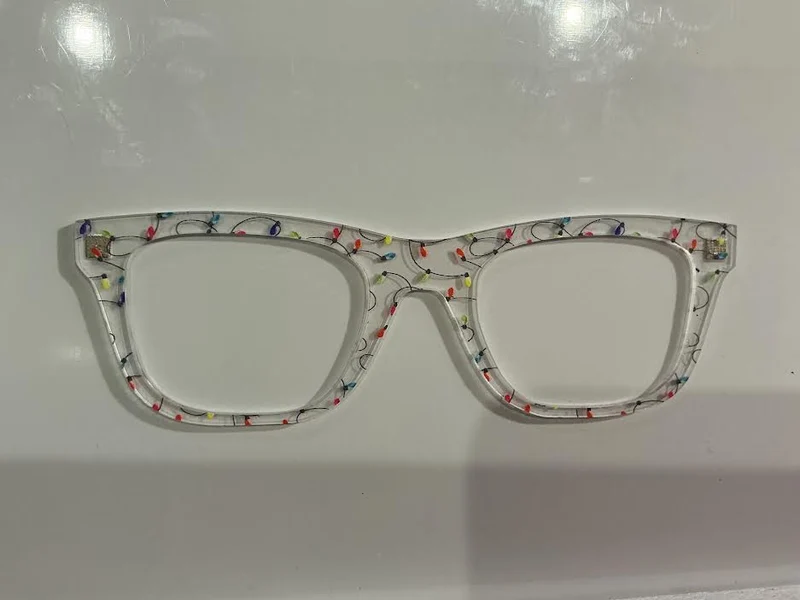 Jessie Topper; translucent Christmas lights
