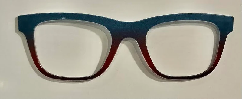 PAIR - Jessie Topper; teal to espresso gradient
