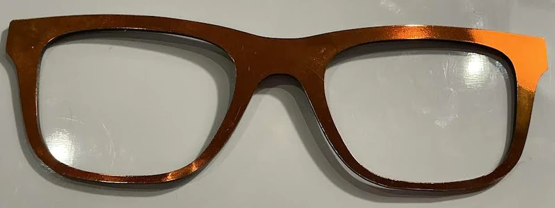 Jessie Topper; mirror; COPPER/ORANGE