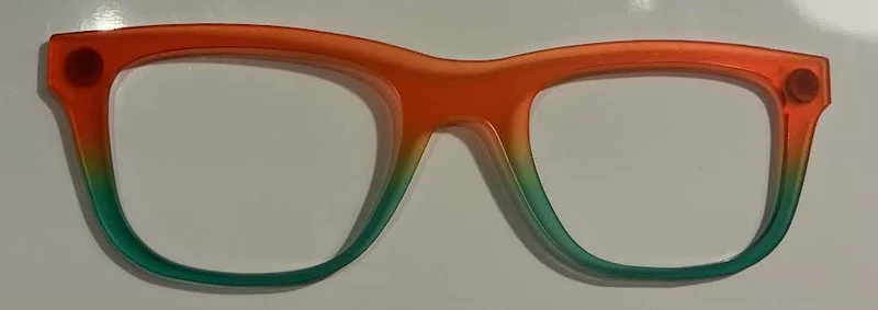 Jessie Topper; Myni-Made; orange/green split