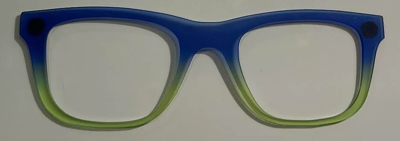 Jessie Topper; Myni-Made; blue to lime split