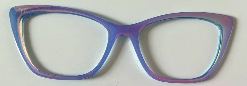 Wanda Topper; purple iridescent